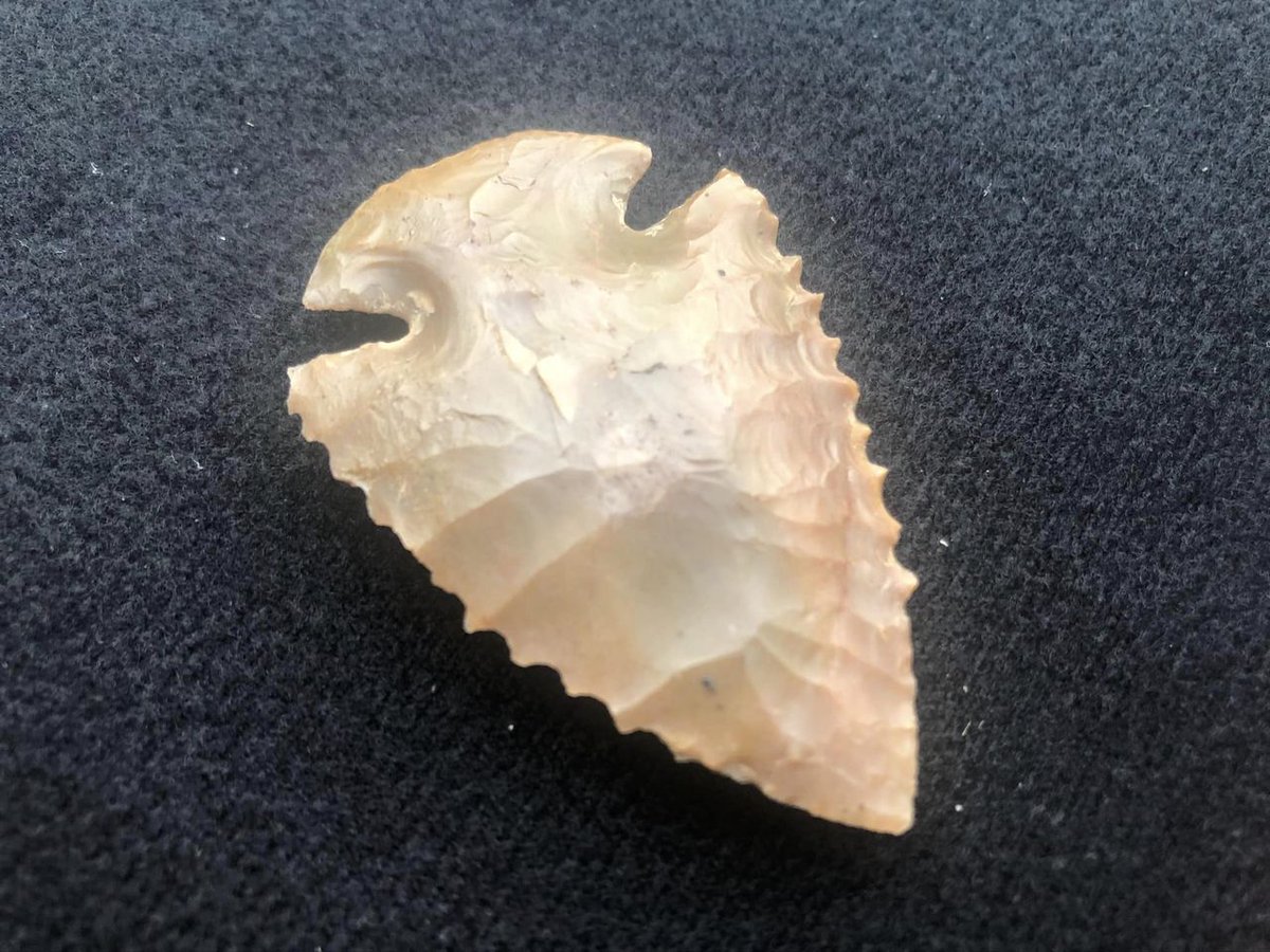 ScottEnlow's tweet image. If you live out in the country you should be paying attention to what is underfoot as you walk over freshly disturbed ground, especially after a heavy rain. You just never know what you are going to find. 
Photo: Michael Wilson - Kentucky
#arrowheads