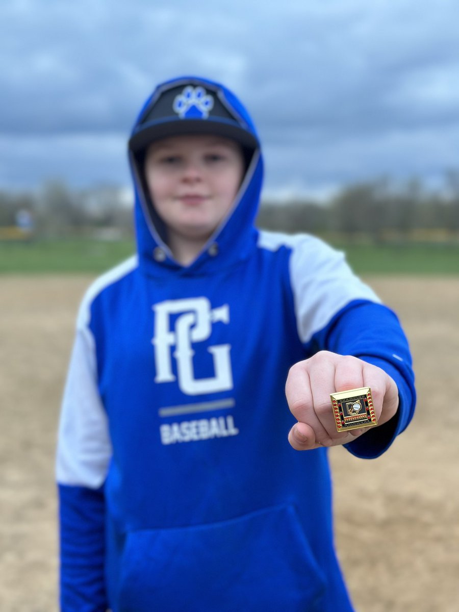 dillon_efaw's tweet image. First ring of the season!! #springboro #panthers #baseball