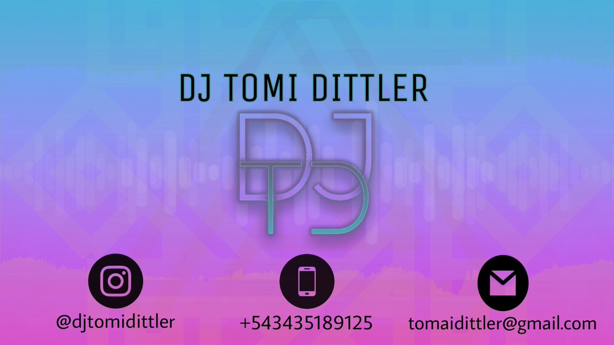dittler_tomas's tweet photo. Retomando👁 

WHATSAPP: +543435189125

INSTAGRAM: @djtomidittler 

SPOTIFY: DJ Tomi Dittler

E-MAIL: tomaidittler@gmail.com https://t.co/7D81qqutwd