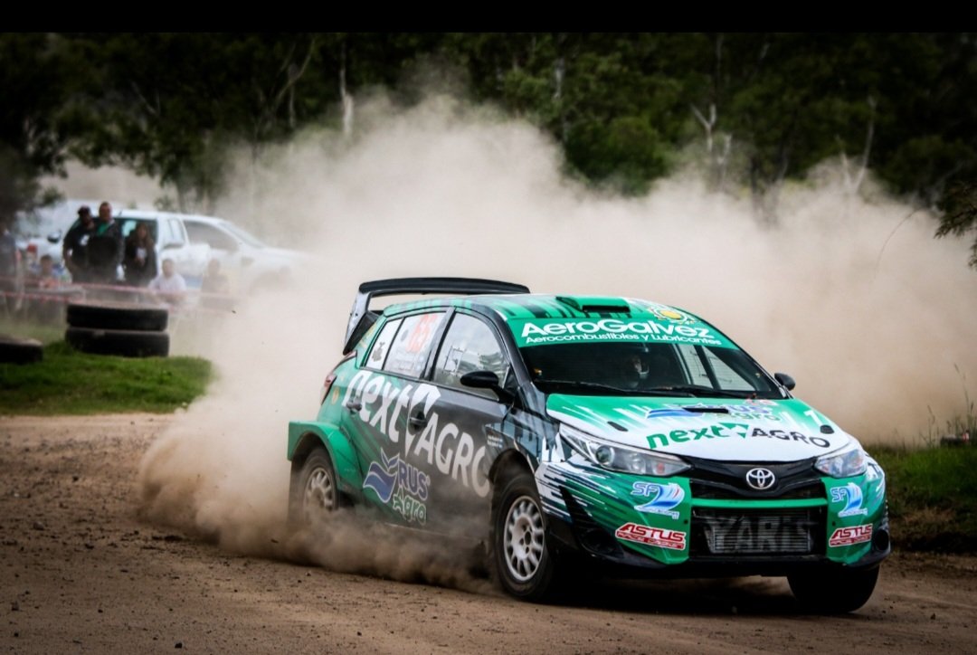 RondinaMarcelo's tweet photo. #Arroyito Mario Baldo ganó la segunda del @rally_cordobes navegado por Pablo Márquez, con el Toyota Yaris RC2S aventajó a los Mitsubishi de Martín Rein (25.1 seg) y Miguel Reginato (28,6 seg) https://t.co/c6Vv8IXocQ