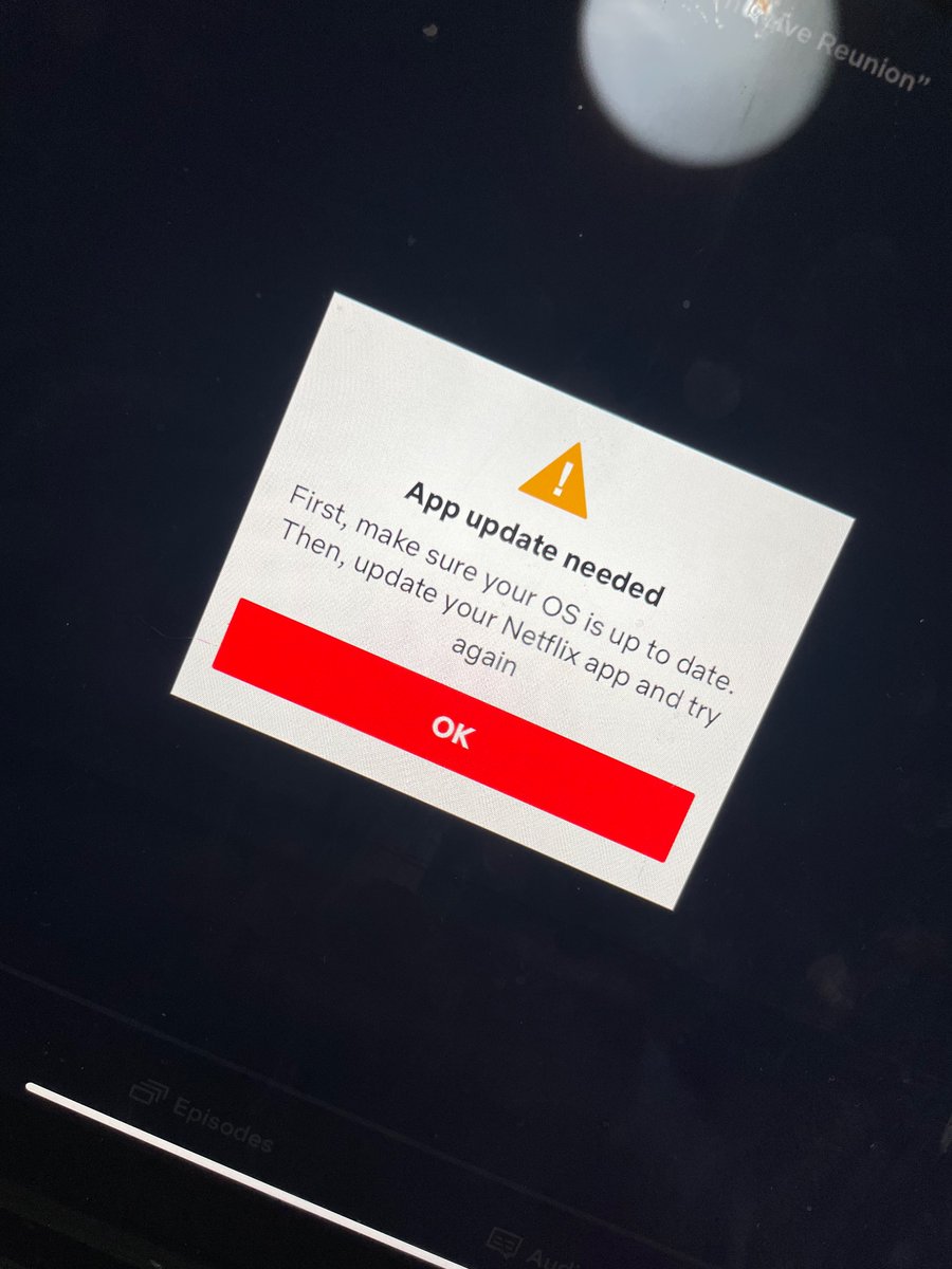 jchau10's tweet photo. #netflix trying to gaslight me and make it my fault the #LOVEISBLINDreunion isn’t playing on my iPad #LoveIsBlindS4 https://t.co/lUmyLYadMM