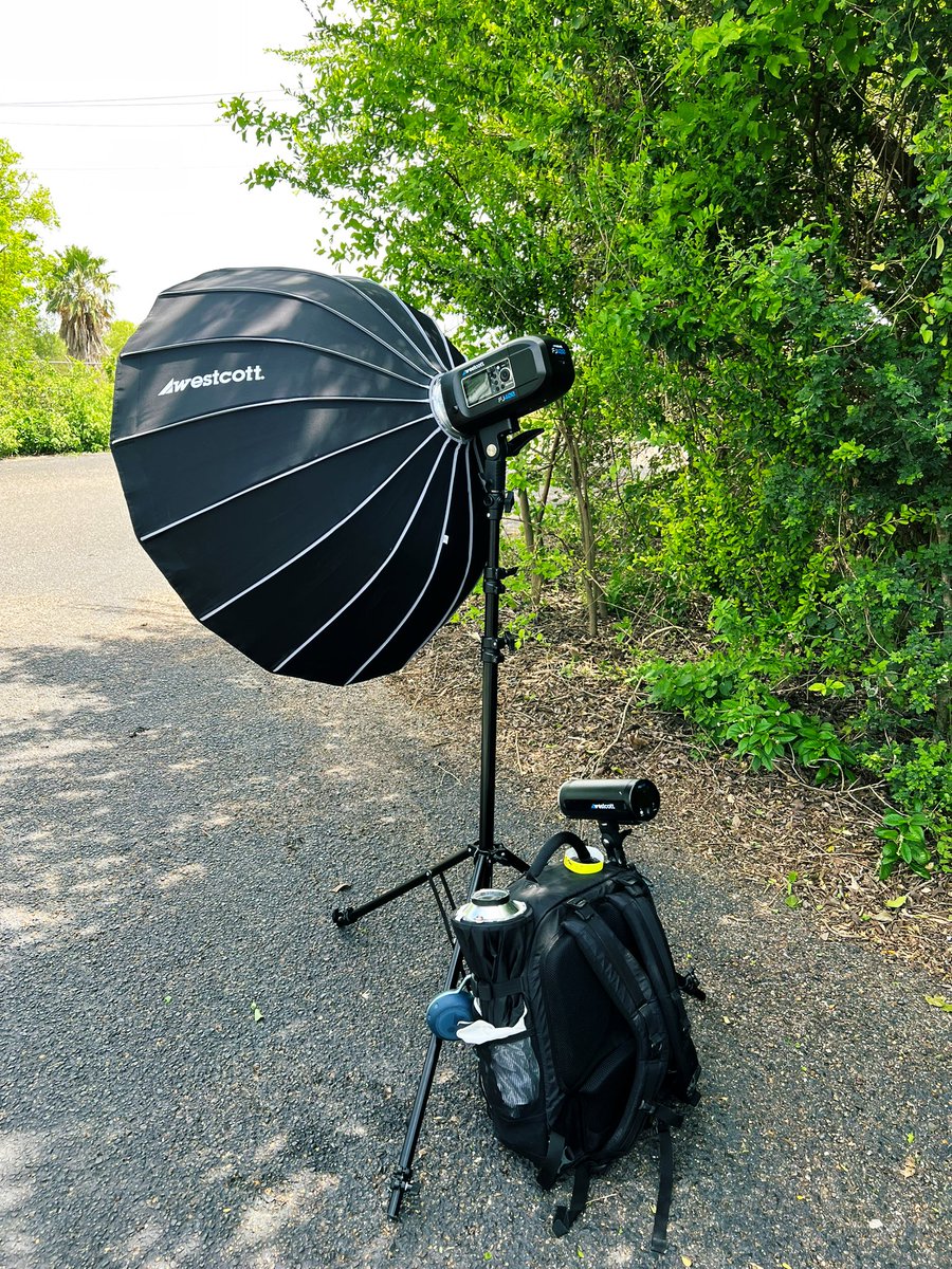 Today's setup 📸 <a href="/WestcottCo/">Westcott Lighting</a>