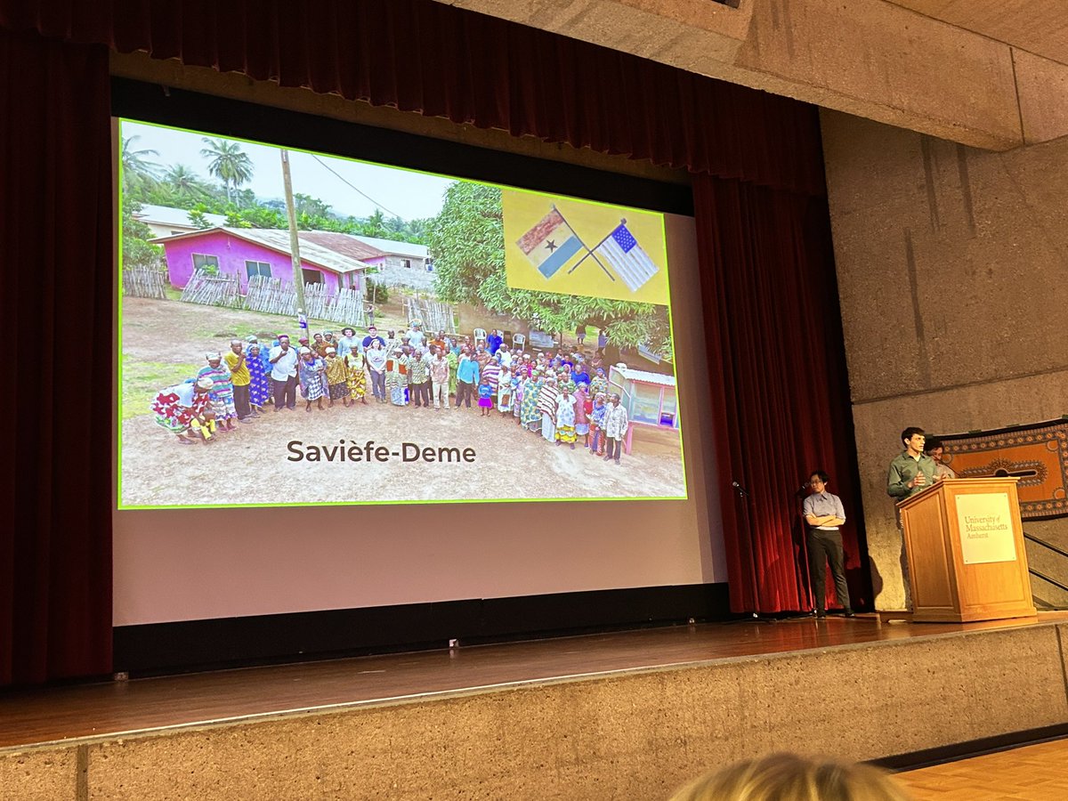 Had the pleasure of attending an amazing fundraiser last night for the @EWBUSA, organized by the amazing @UMassAmherst Engineers Without Borders’ students. Very excited to be helping out with the Ghana Project as the ‘Faculty Mentor’.