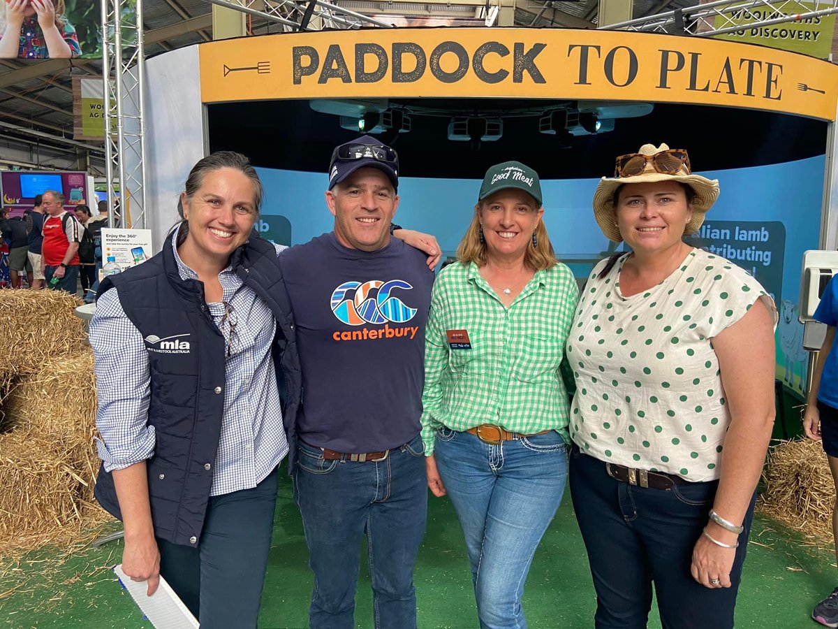 sandrairo's tweet photo. Had a great day at @RAS_NSW @eastershow last week So interesting to engage with the general public & discuss red meat & Ag opportunities Its a real privilege to be a food producer. Thanks @AUSGoodMeat for having me & the great display #paddocktoplate
Nice pic @emmareynolds77 😃 https://t.co/OWZPAxQXYN