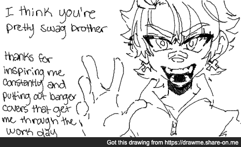 SQUEEING SO HARD RN AJsdsDSD💖💖💖 UR ARTSTYLE IS SO COOL ;-;;;; I WILL KEEP WORKING HARD!! TREASURING THIS!!!💖😭💖💖😭😭 