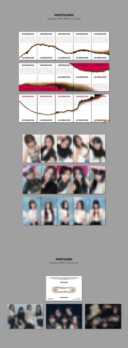 le_sserafim's tweet photo. [NOTICE]
LE SSERAFIM ‘UNFORGIVEN’ 예약 구매 안내 (+ENG/JPN/CHN) (+0417)

https://t.co/6kZH2KKDyp

#LE_SSERAFIM #르세라핌 https://t.co/l3lqKurEAK