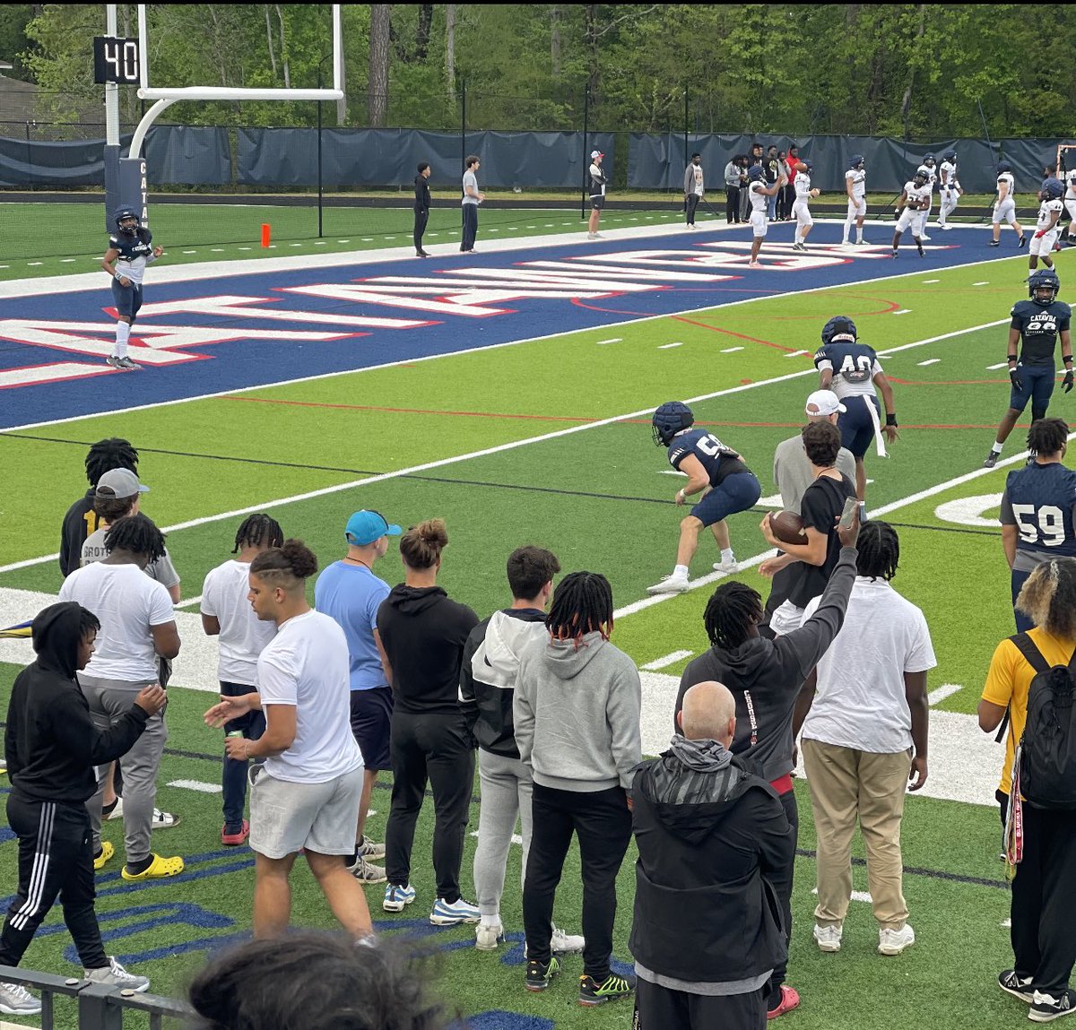 iamFisher33's tweet photo. Had and AMAZING time at @CatawbaFootball on Friday for the Junior Day/Spring Game ! Thanks for the invitation and for having me there @tyhaines16 @CoachVellucci ! https://t.co/YCLlyMkF2a