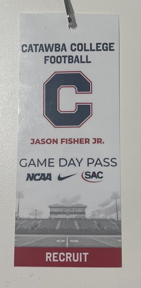 iamFisher33's tweet photo. Had and AMAZING time at @CatawbaFootball on Friday for the Junior Day/Spring Game ! Thanks for the invitation and for having me there @tyhaines16 @CoachVellucci ! https://t.co/YCLlyMkF2a