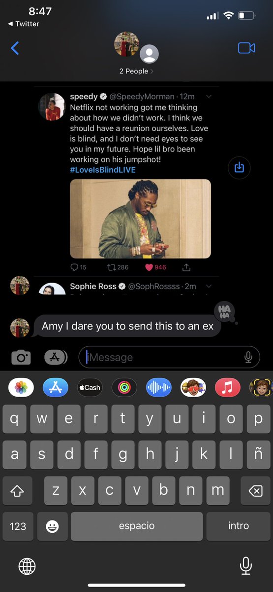 _Amy_Liz_'s tweet photo. @Netflix do you see what you’re doing to us. We are all about to act up. Come on now https://t.co/agPZAhX22Q
