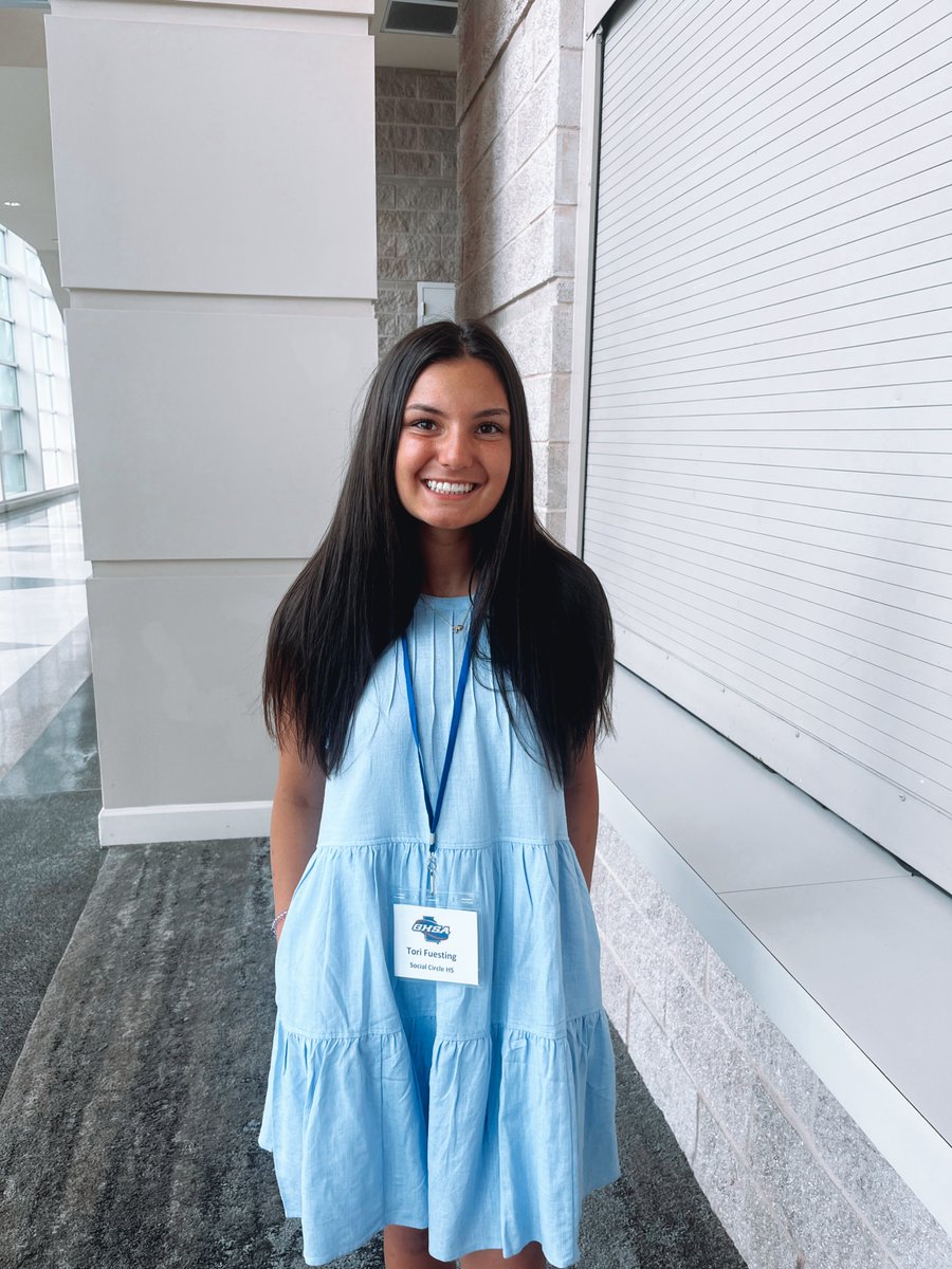 Tori Fuesting represented Social Circle HS and SCHS Cheerleading at the GHSA Athlete Convention Friday. We are so proud of Tori and the positivity, dedication, and leadership she brings to our school and team! <a href="/OfficialGHSA/">GHSA</a> <a href="/GHSACheer/">GHSA Cheerleading</a> <a href="/Georgia_Cheer/">GCCA</a> <a href="/schsredskins/">Social Circle HS</a>