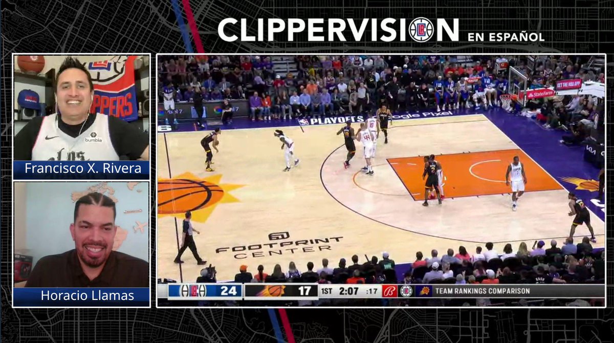 <a href="/LAClippers/">LA Clippers</a> came ready to play. Chasing every loose ball, playing agressively on every defensive opportunity.

Nos vamos al 2do cuarto por <a href="/Clipper_Vision/">ClipperVision</a> con <a href="/Becerro_llamas/">Horacio llamas</a> 
#ClipperNation 
#NBAPlayoffs