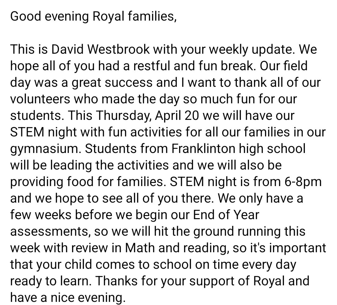 Royal Elementary 🚌 (@royalelementary) on Twitter photo 
