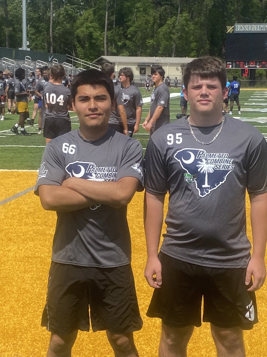 I am proud of these young men who competed  against some of the best athletes in the state today. They represented us very well and showed that 1A schools have athletes too. These 7 young men will help lead the way for the Trojans this fall. #Gsfgreatness #FAM1LY #trusttheprocess