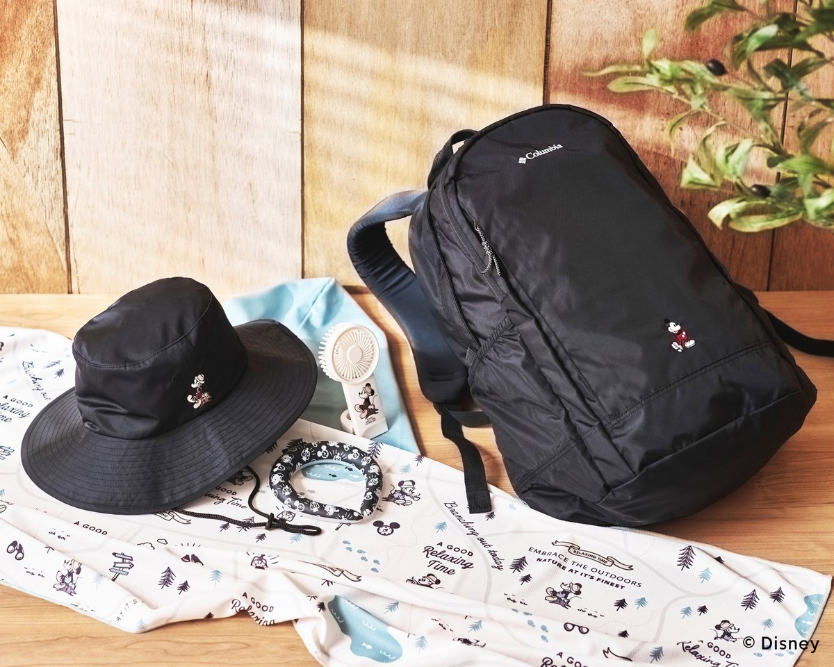 Columbia ディズニーリュック Columbia」ディズニーデザインのバッグが登場！ 機能性重視で