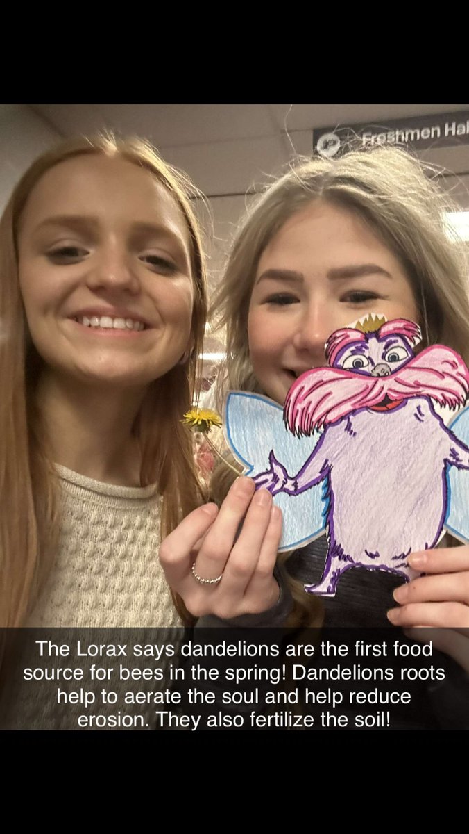 mckenzi39449105's tweet photo. Flat Lorax assignment for biology class! @BioTeachKS #flatlorax #scottbio #earthday2023 https://t.co/hM34kmYZgL