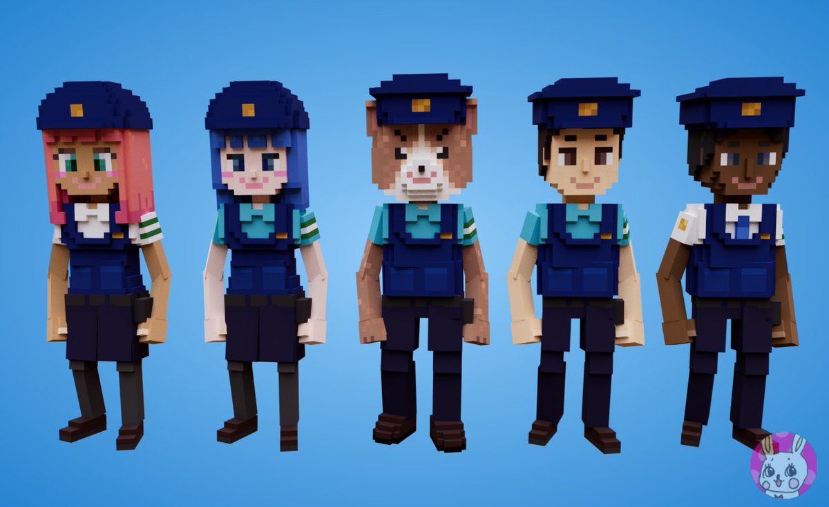 miimii_miichan's tweet photo. Neo AkibaのNPCシリーズ
おまわりさんといえば犬のおまわりさん🐶
Neo Akiba NPC Series
Policeman😄
#ukato #NeoAkiba #sandbox #voxEdit #voxcel https://t.co/UQlygkCZ4n