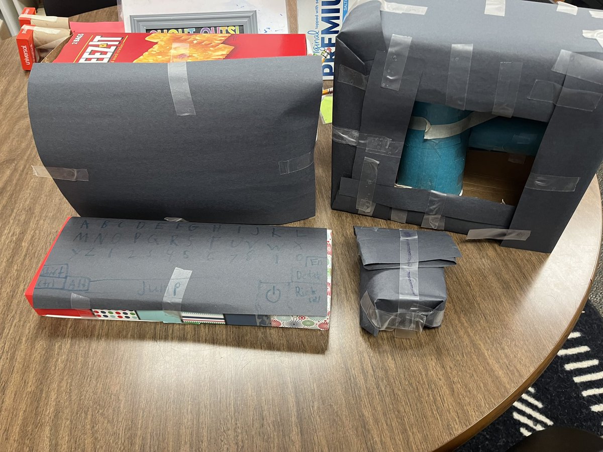 theabcsofmissv's tweet image. Just a couple of our 5HM 3D creations! It was fun to see students apply volume and surface area to their real life designs! #partnersingrowth