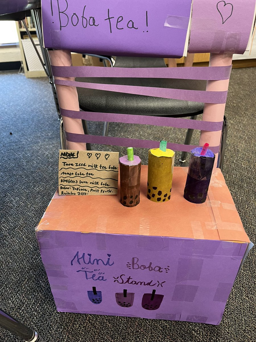 theabcsofmissv's tweet image. Just a couple of our 5HM 3D creations! It was fun to see students apply volume and surface area to their real life designs! #partnersingrowth