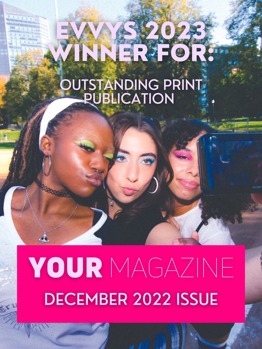 Congratulations to the incredible Your Magazine team for winning this year’s EVVY Award for Outstanding Print Publication! 🖤