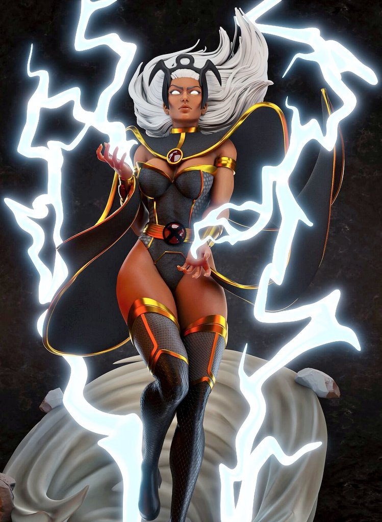 ⚡️ STORM, Art by Luan Mendes ✍️🏿
#xmen #XMenStorm #xmen60 #Marvel