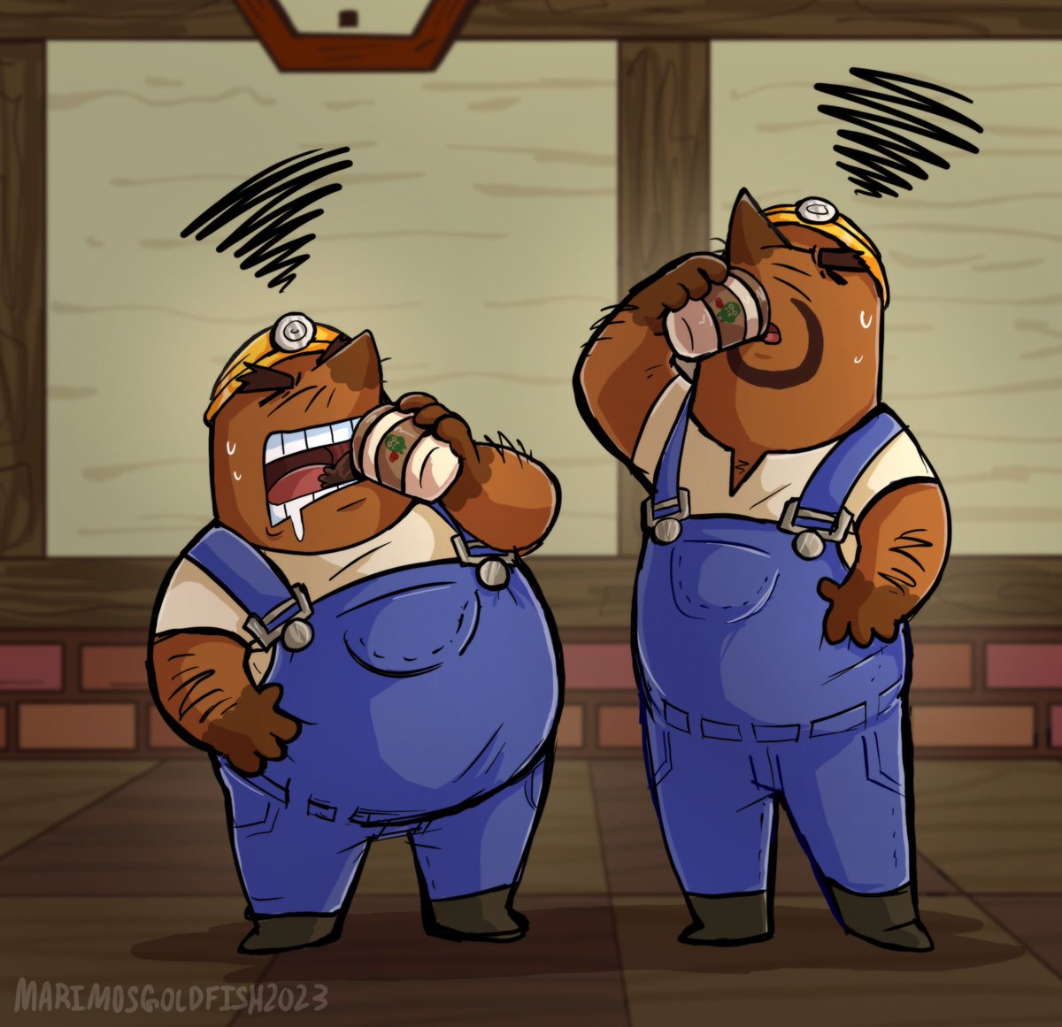 MarimosGoldfish's tweet photo. Its crazy how mad they both get if you mess up their coffee in New Leaf they take it PERSONALLY
#Resetti #DonResetti https://t.co/m5S9X3IXcA