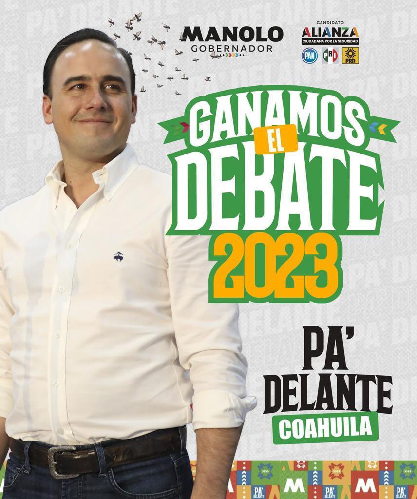 Ganamos el debate! #ManoloGobernador