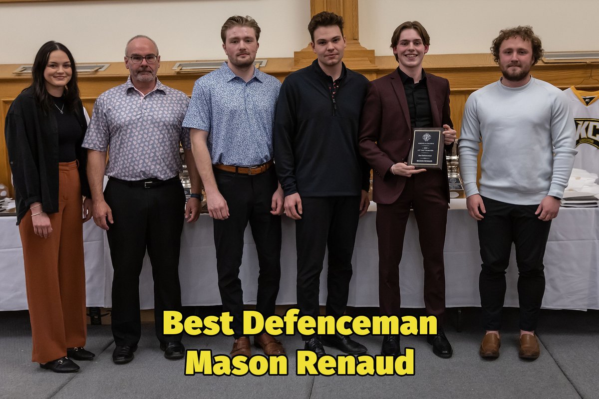 KofCHockey's tweet image. 🏆 KC Elite Program Awards🏆 Congratulations to the KC U17AAA Centennials Award winners:
Top Goaltender- Sawyer Burdick
Best Defenceman- Mason Renaud
Top Scorer- Elvis Ferreira
Most Sportsmanlike- Evan Nicholas
M.V.P. (Nestor Malinski Trophy) - Simon Mendiola