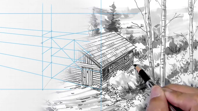 目線より下にあるものの描き方です。

https://t.co/baBtiAGNOU

#パース #描き方
#perspective #howtodraw 