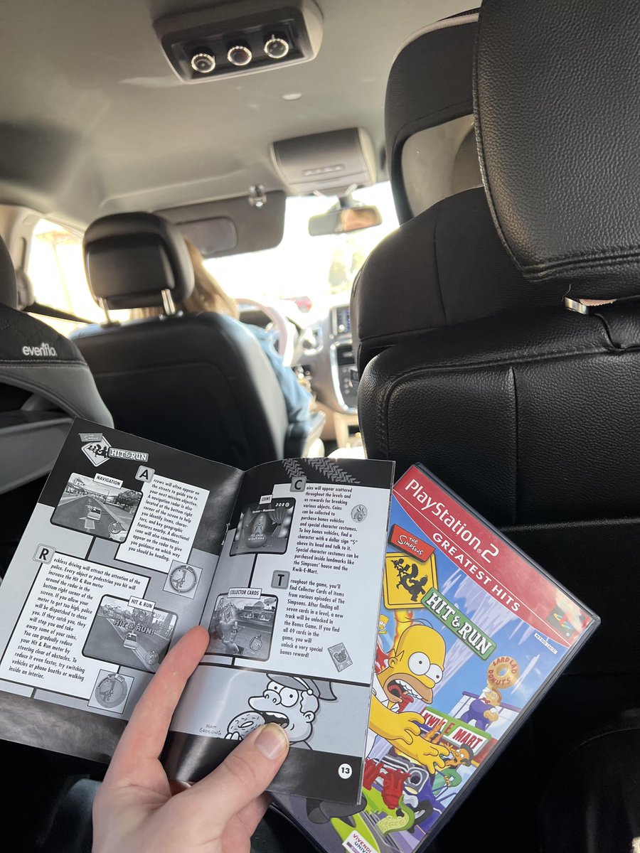 outsider_gaming's tweet photo. POV, you are in the back seat, reading the game manual on a #PS2 game you just purchased, and so excited to get home. 🎮 https://t.co/VTxKUkz4BI