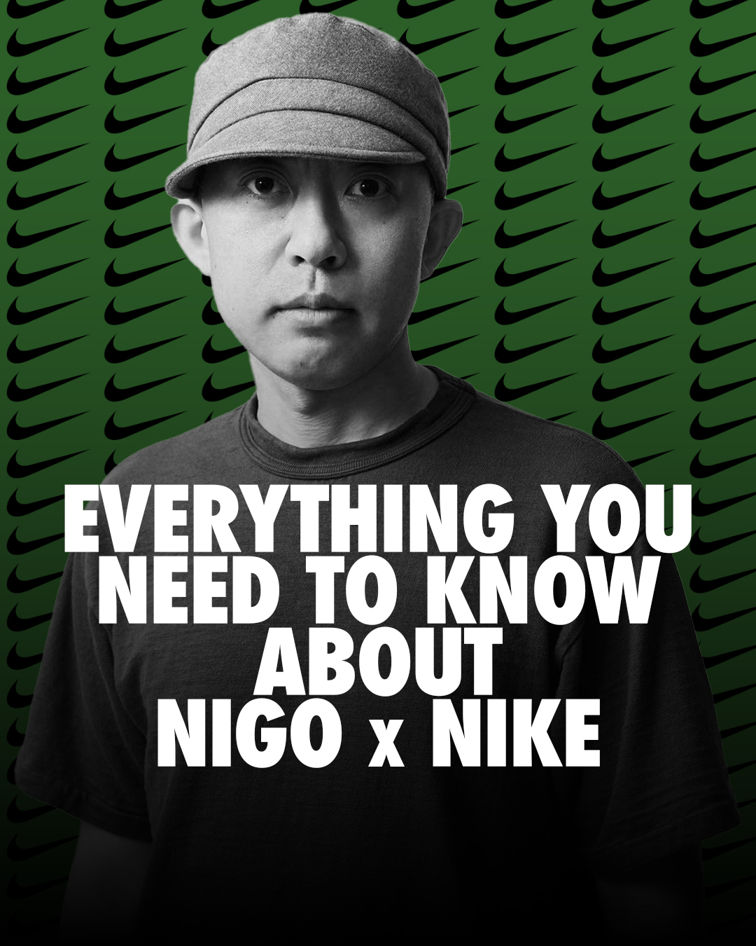 Nigo X Nike Collaboration Sneaker 2024 Logo Classic TShirt Mugteeco