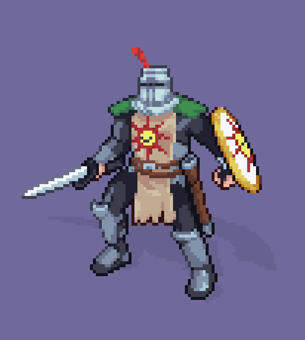 Praise the sun! ☀️

#pixelart #DarkSouls