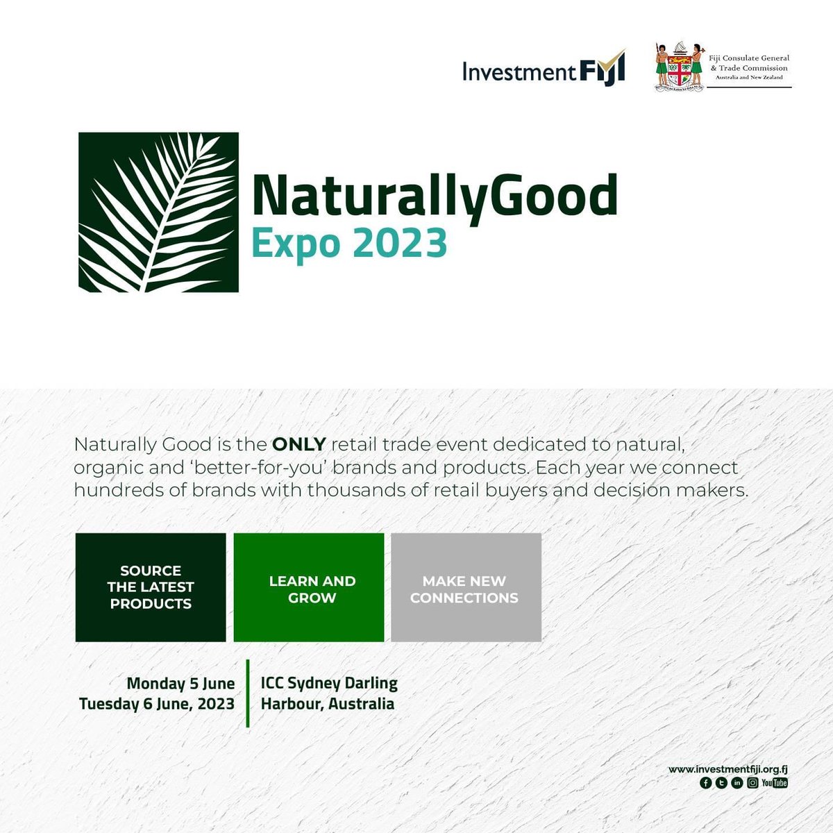 We’re calling on local entrepreneurs to register for the Naturally Good Expo, a perfect platform to keep on top of what’s happening in the natural &amp; organic &amp; retail industries.

𝐑𝐄𝐆𝐈𝐒𝐓𝐑𝐀𝐓𝐈𝐎𝐍 𝐋𝐈𝐍𝐊: bit.ly/3UJcyNq

Registration Deadline: 4pm - 21/04/2023