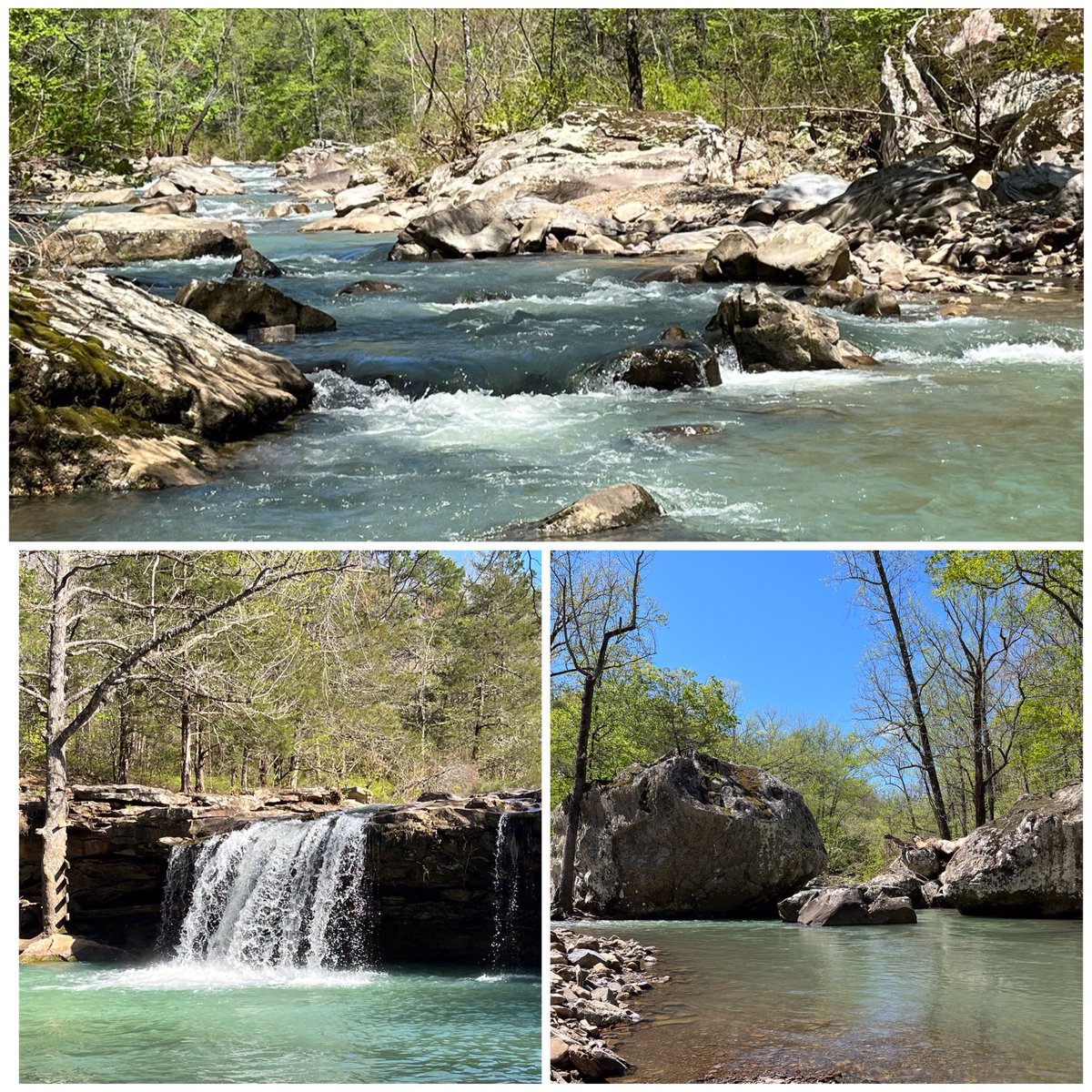 Spent the weekend hiking and camping. Beautiful place and will def go on my list of places to revisit when I can stay longer. #NaturalState #Arkansas 🏕️❤️