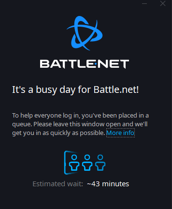 mage_midnight's tweet photo. @battlenet @ATVIAssist working father of two, just put my kids down for bed and this is what I'm seeing when I try to log a few games of COD before the week. Please fix this and let me play the game I paid you for. https://t.co/GUfsfn0QKO