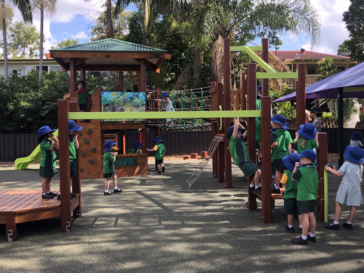 FernyHillsSS's tweet photo. Our newly upgraded Prep Playground opened today. Our preppies had the best play break ever using this new equipment. Thank you Ferny Hills P &amp; C for funding this project. Our Prep students love it! https://t.co/OuAoF8SS94