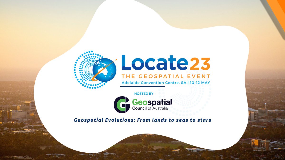 SASIC_Aus's tweet photo. Australia's leading #geospatial conference, @Locateconf, is coming back to Adelaide! #Locate23 will be focusing on 'Geospatial Evolutions: From lands to seas to stars' and features an impressive line up of speakers from across the country.
Register now 👉 https://t.co/ED8OlffDAu https://t.co/VrDRX4cLPf