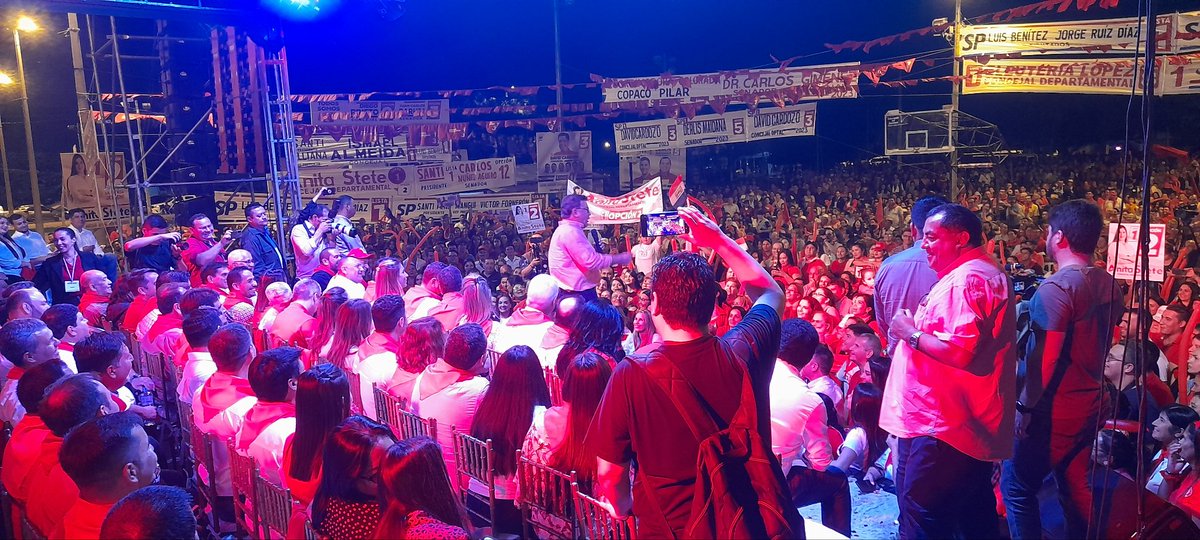 CorvalanJoel's tweet photo. En Pilar @SantiPenap durante el cierre de campaña, anunció a quien ocuparía un cargo preponderante en el ejecutivo, @gobernacionde12 Luis Benitez ex gob. y candidato a dip por Ñeembucu por su excelente gestión al frente de la Gob @AllianaPedro @NicanorDF @ArnoldoWiens @LaNacionPy https://t.co/QejHAD3TuT