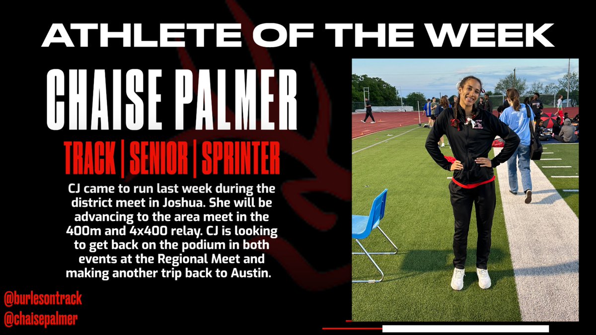 BurlesonSports's tweet photo. Congrats to BHS Athletes of the Week! https://t.co/hRf2i1oPg7