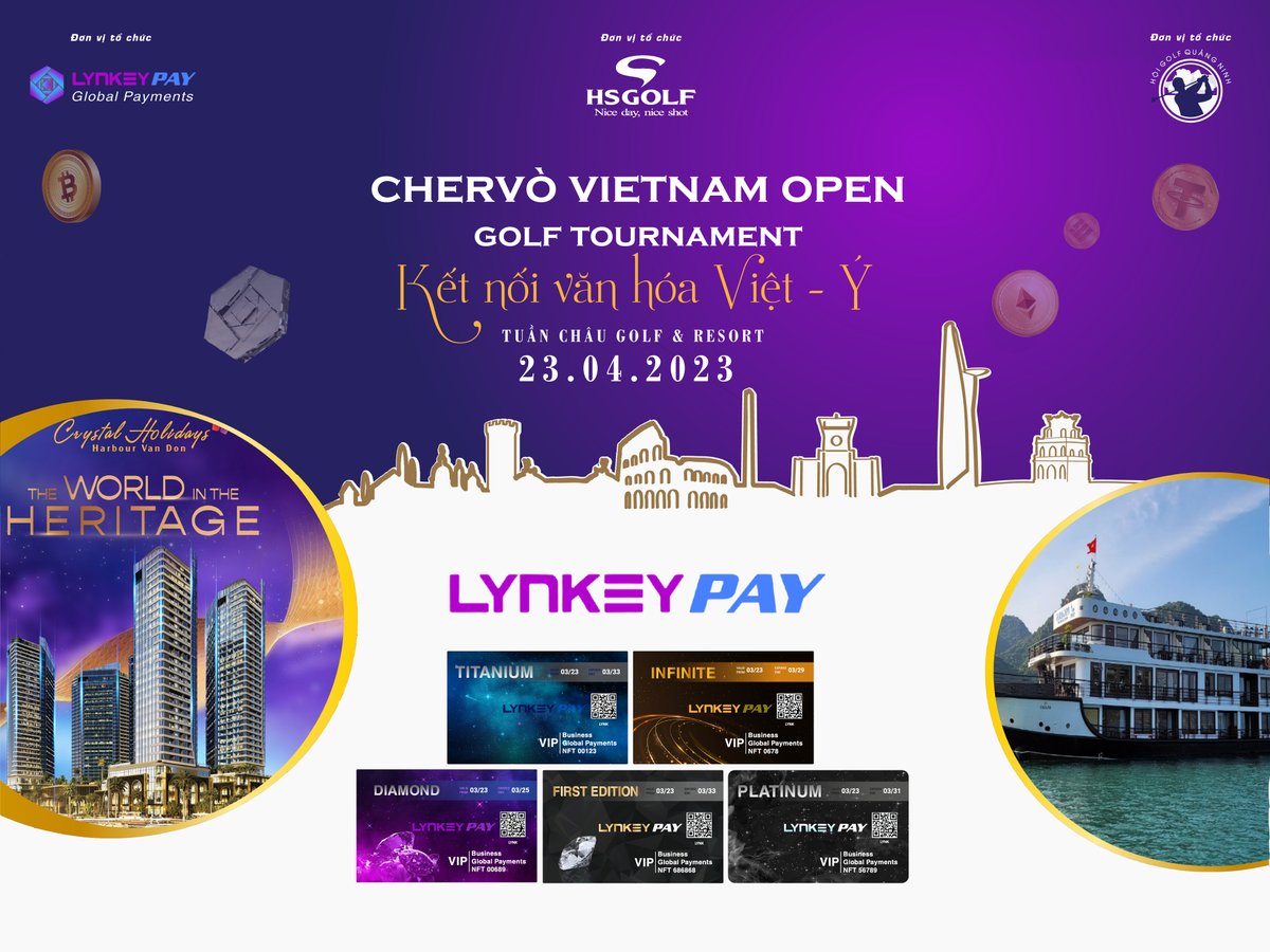 LynKey_'s tweet image. 🏌️⛳#Lynkey golfers, get ready! #LynKeyPay is collaborating with HS Golf Vietnam and Quang Ninh Golf Association to organize 𝐂𝐡𝐞𝐫𝐯𝐨 𝐕𝐢𝐞𝐭𝐍𝐚𝐦 𝐎𝐩𝐞𝐧 𝐆𝐨𝐥𝐟 𝐓𝐨𝐮𝐫𝐧𝐚𝐦𝐞𝐧𝐭 2023.
👉LynKey Pay: lynkey.com/metamart/colle…
👉Follow us: linktr.ee/lynkey