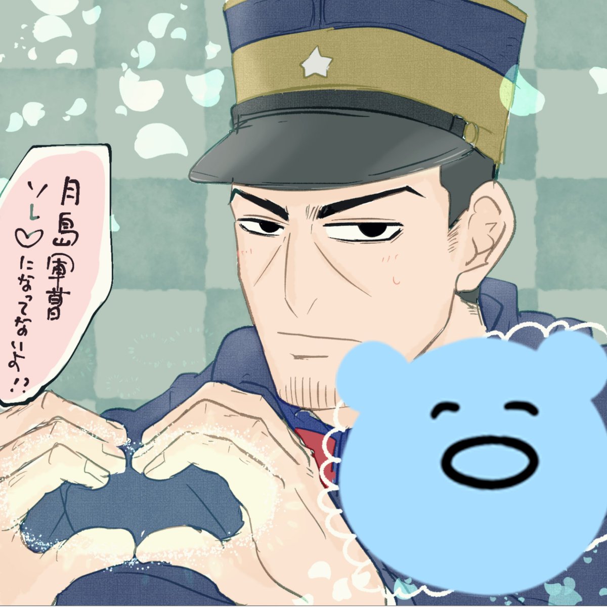 フォロワツサン誕生日だったので人生初めて月島軍曹かいた( ᐖ ) 
