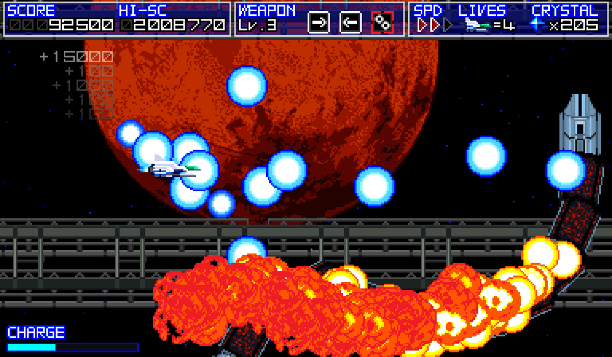 Terarin55's tweet image. ハイスピード横スクロールＳＴＧ！「Terra Flame（テラフレイム）」

Nintendo Switch版 4/30に配信。ただいま予約を行っていますので、ぜひチェックしてみてくださいね！

store-jp.nintendo.com/list/software/…

#NintendoSwitch #TerraFlame