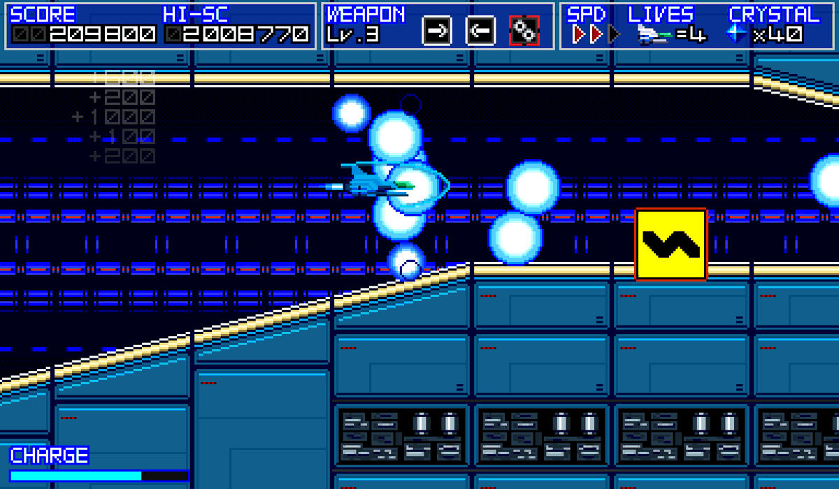 Terarin55's tweet image. ハイスピード横スクロールＳＴＧ！「Terra Flame（テラフレイム）」

Nintendo Switch版 4/30に配信。ただいま予約を行っていますので、ぜひチェックしてみてくださいね！

store-jp.nintendo.com/list/software/…

#NintendoSwitch #TerraFlame