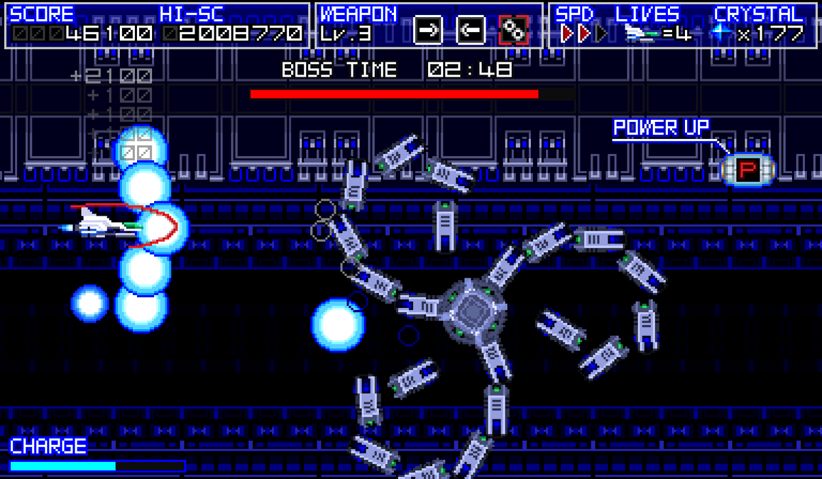 Terarin55's tweet image. ハイスピード横スクロールＳＴＧ！「Terra Flame（テラフレイム）」

Nintendo Switch版 4/30に配信。ただいま予約を行っていますので、ぜひチェックしてみてくださいね！

store-jp.nintendo.com/list/software/…

#NintendoSwitch #TerraFlame