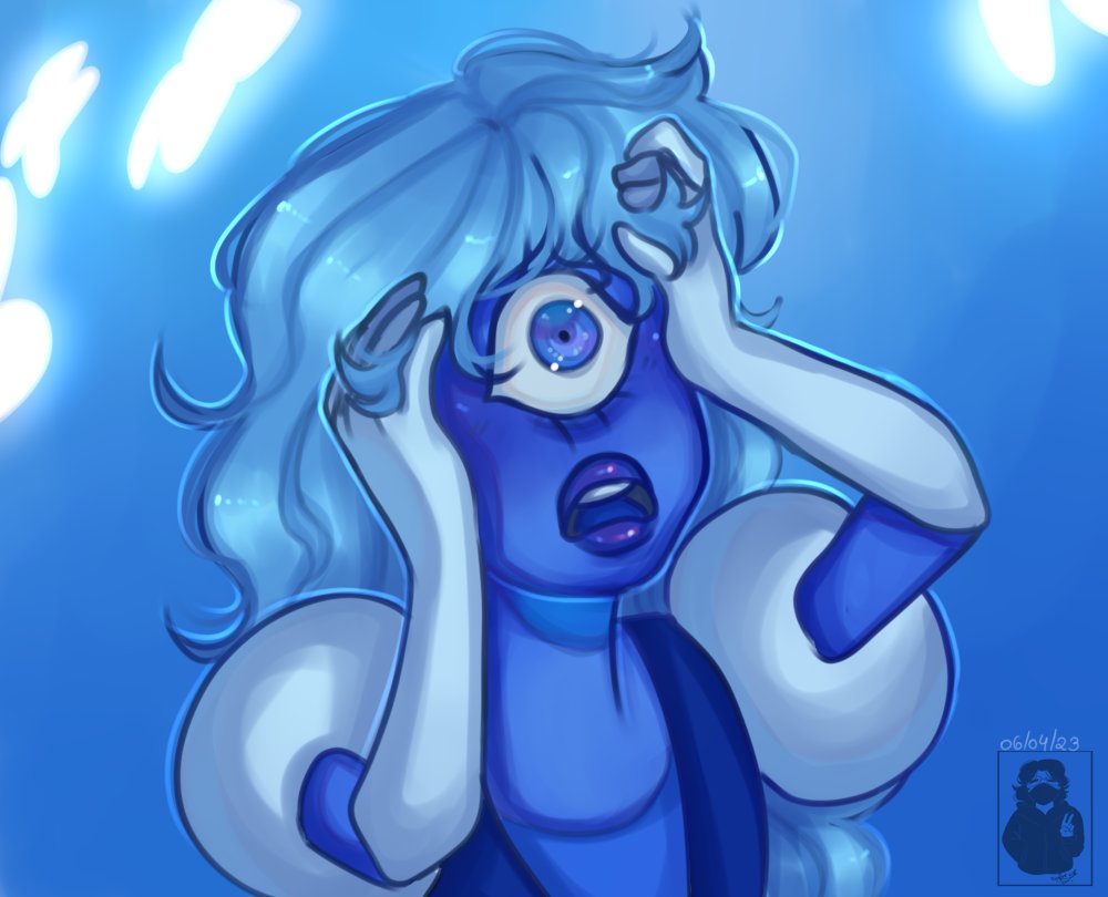 Jujubinli's tweet photo. Redraw do Ciclope Safira 🥰💖
#StevenUniverse #safira https://t.co/MjmNrlCa2L