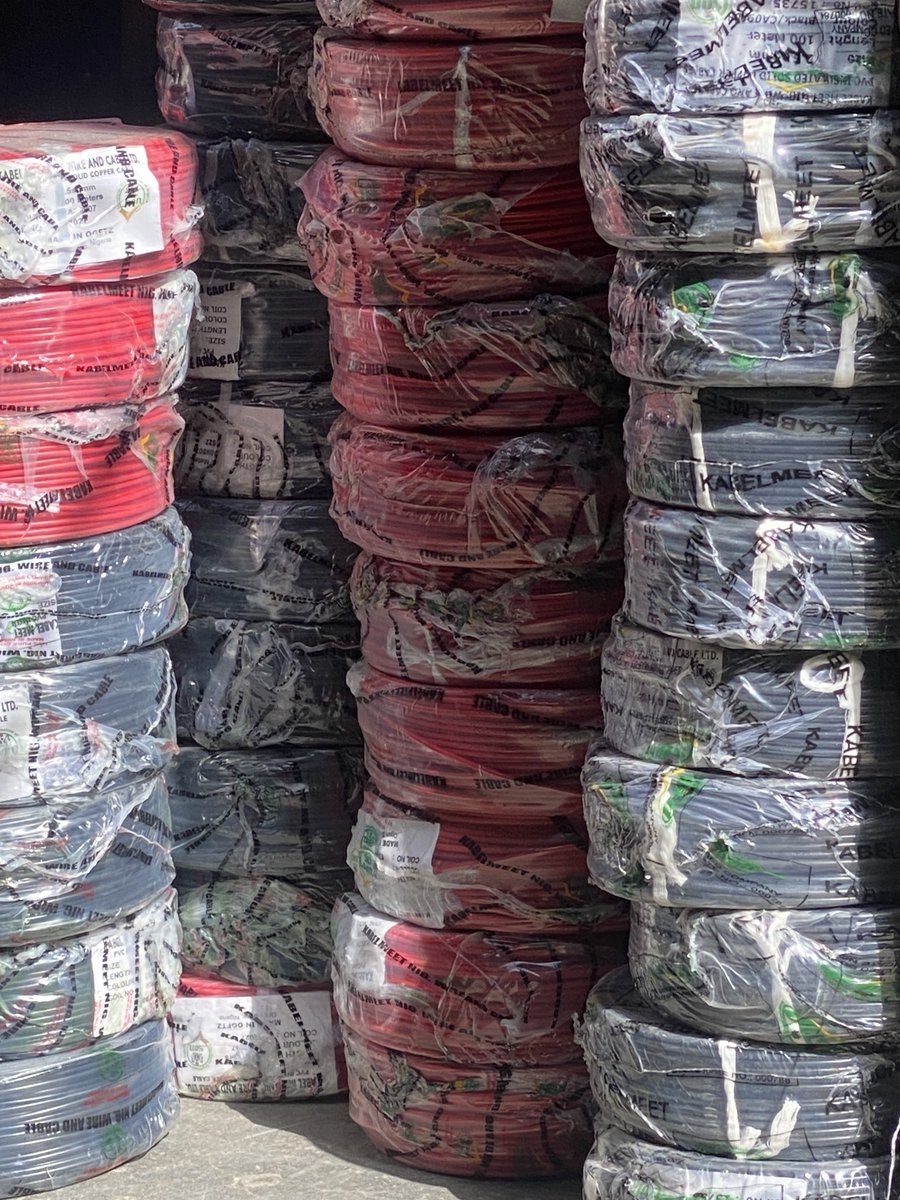AMBIENT__GLOBAL's tweet photo. Buy Your Original Wire/Cable With us at Discounted Prices. Reach out to us Today on Call or WhatsApp - 08062154193.

#abuja #electrical #engineer #realestate #electricalwholesale #electricalengineering #engineering #investors #travel #luxury #highend #nigeria #electrician https://t.co/PCyQbkejue
