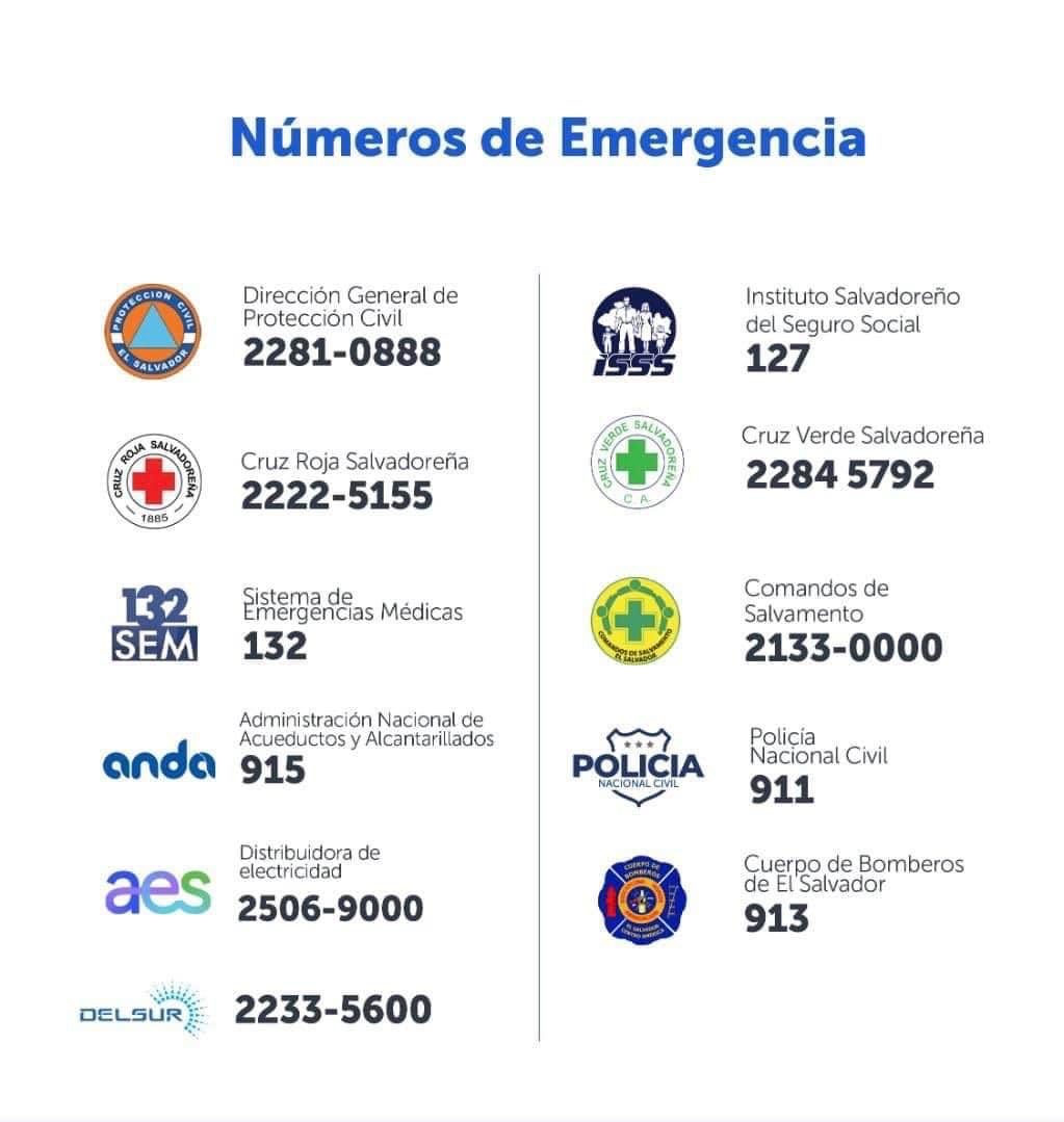 ✅Te recordamos que los números de emergencia están activos para brindar asistencia 24/7. 📲
