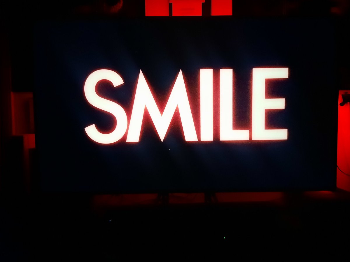 Today's film 
'Smile..' 2022
#horror #psychological #ParkerFinn
