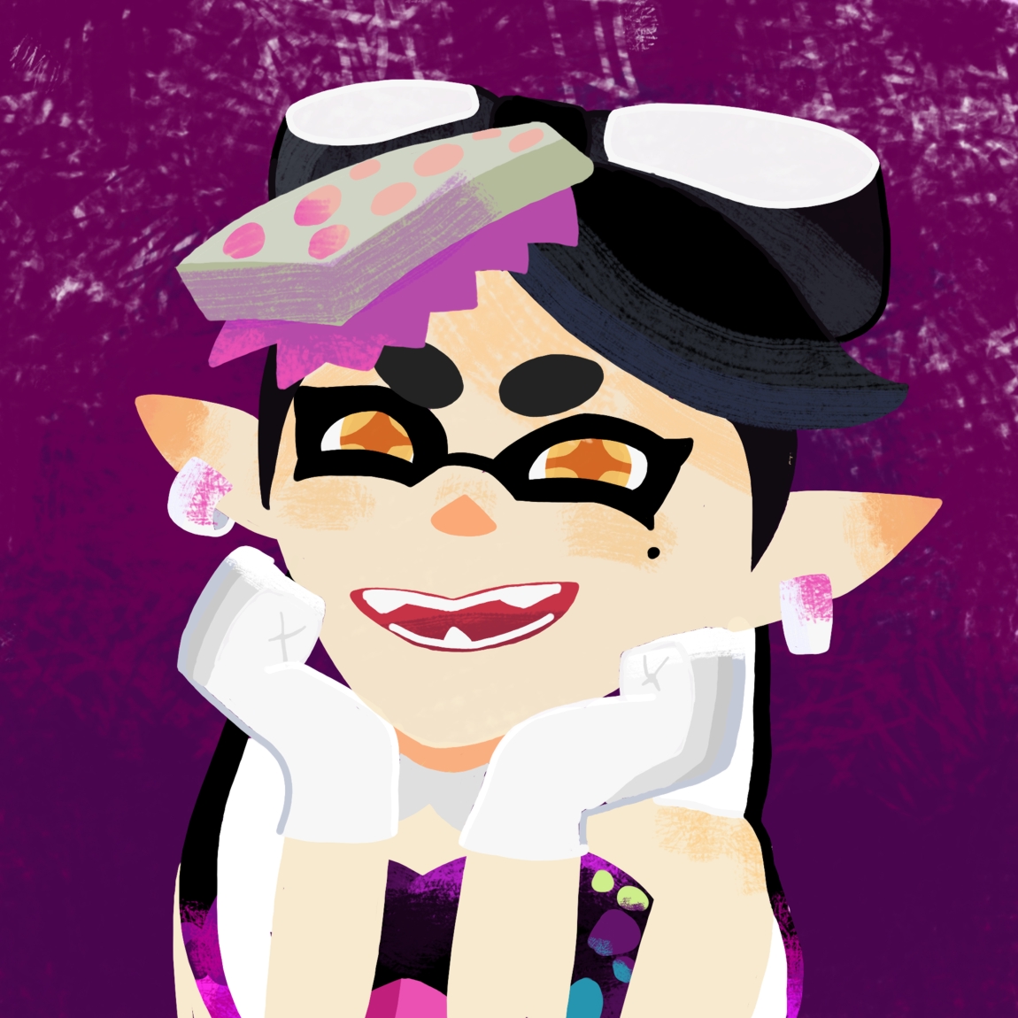 RadioactivWafl's tweet photo. I'm late but happy C4ll13 Day!!

#Callie #Callieday #Splatoon https://t.co/3tPqwTyKHc