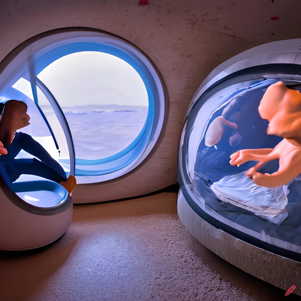 loveisblindlive's tweet photo. Flashback to those first moments in the pods #LOVEISBLINDreunion #LoveisblindLIVE #AIart #inthepods https://t.co/gyRzEVvQW5