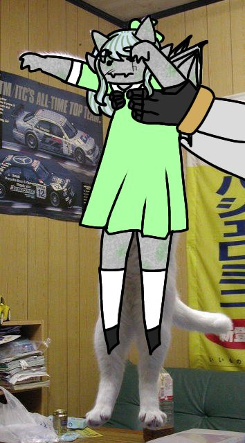 I  hold my friends like this. :]